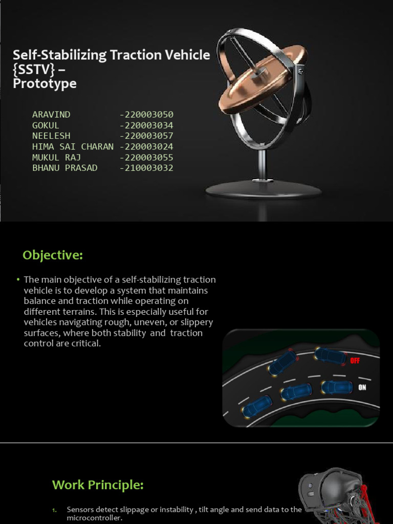 Self-Stabilizing Traction Vehicle (SSTV) - Prototype | PDF | Vehicle ...