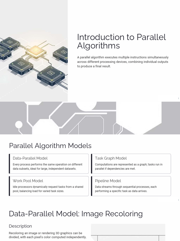 Overview of Parallel Algorithms and Models | PDF | Parallel Computing ...