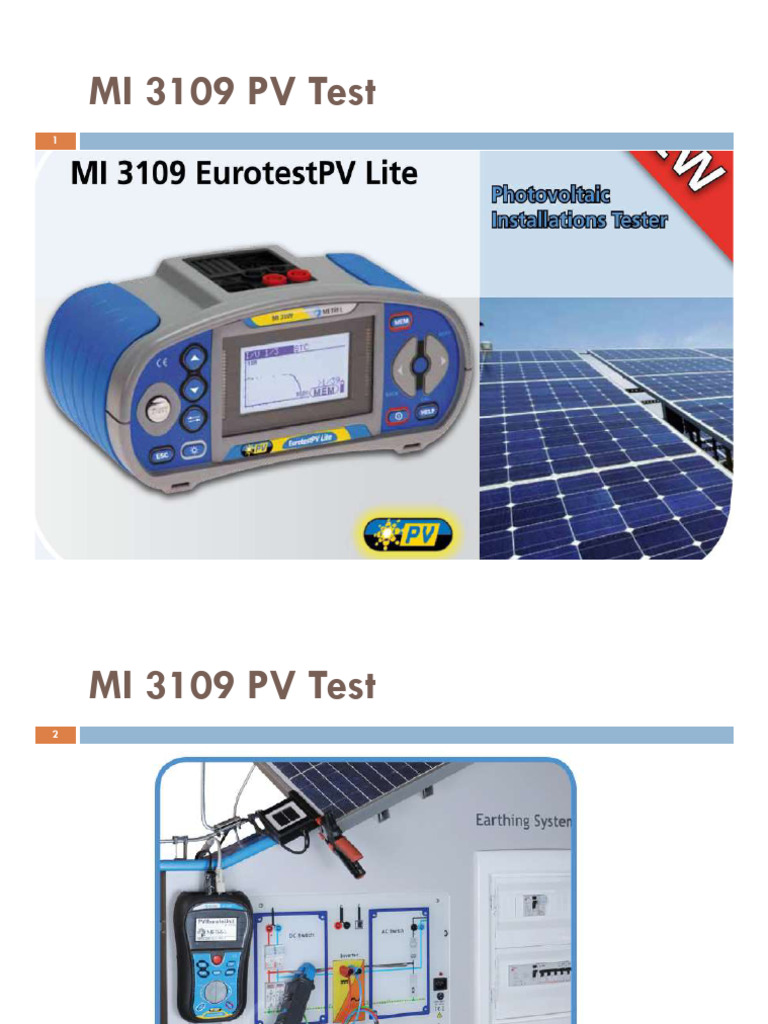 Mi 3109 PV TEST | PDF