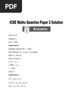 Case Study Questions for Class 10 Maths | PDF | Area | Quadratic Equation