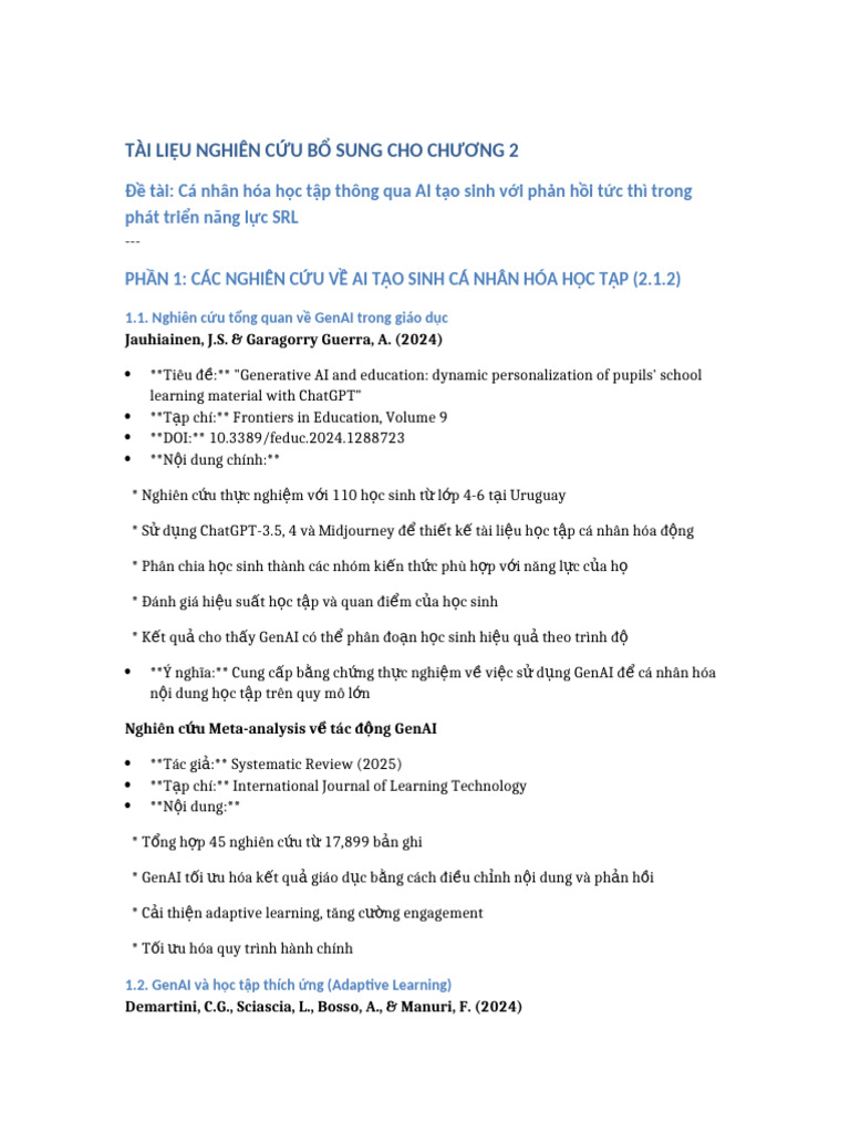 Tai Lieu Nghien Cuu Chuong 2 | PDF