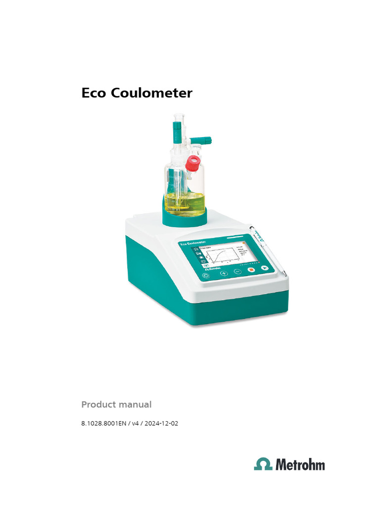 Eco Coulometer: Product Manual | PDF | Dangerous Goods | Safety