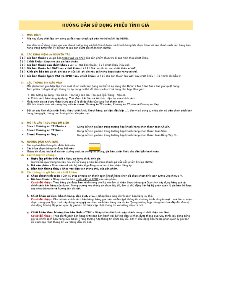2025-10-21- Phiếu Tính Giá - Ct5b Mở Bán - edit | PDF