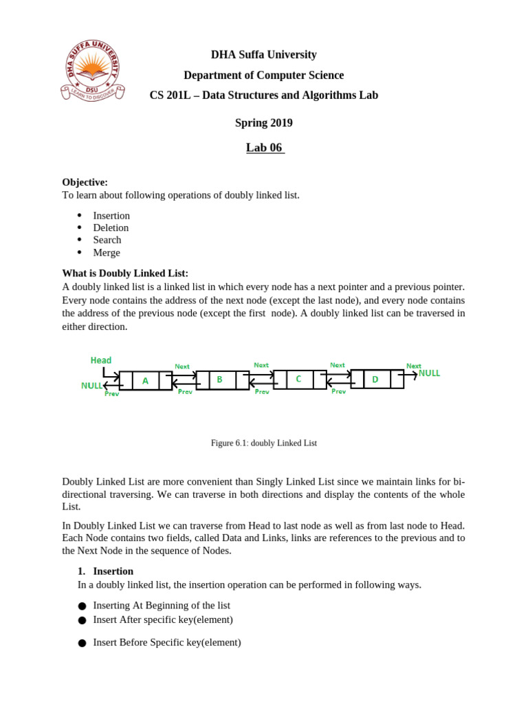 CS201L Spring 2019 Lab06 | PDF | Algorithms And Data Structures ...