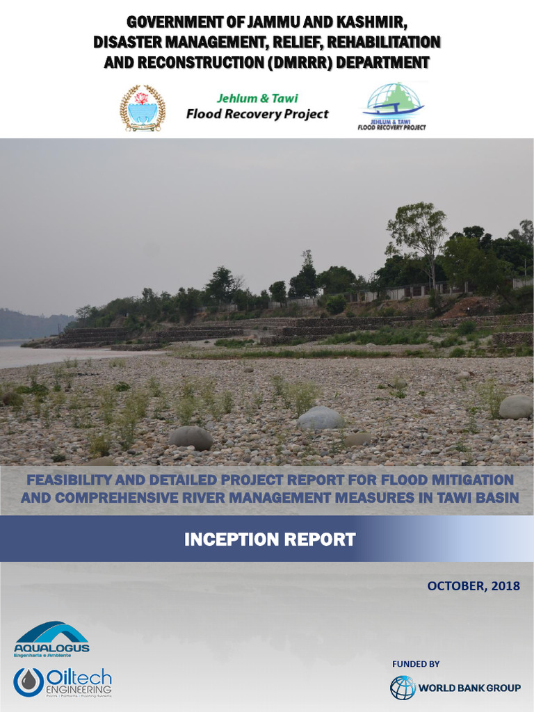Tawi Basin Flood Mitigation Report | PDF | Flood | Risk Management
