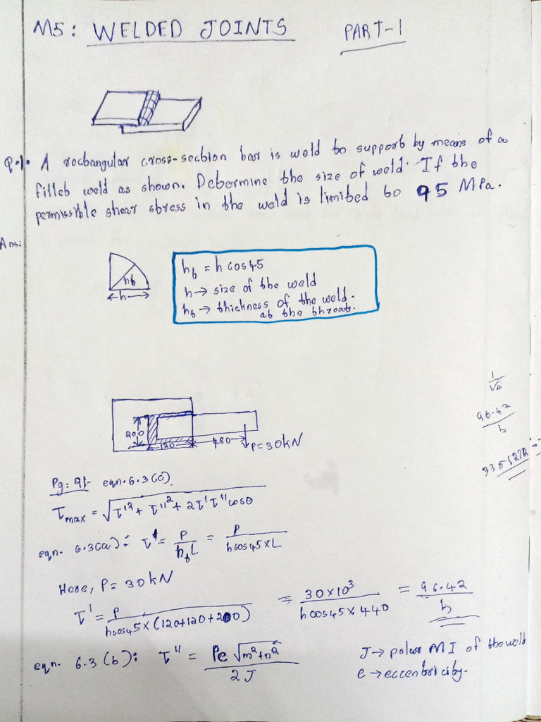 Module 5 Part 1 Welded Joints | PDF