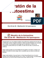 Maratón de La Autoestima - Día 22