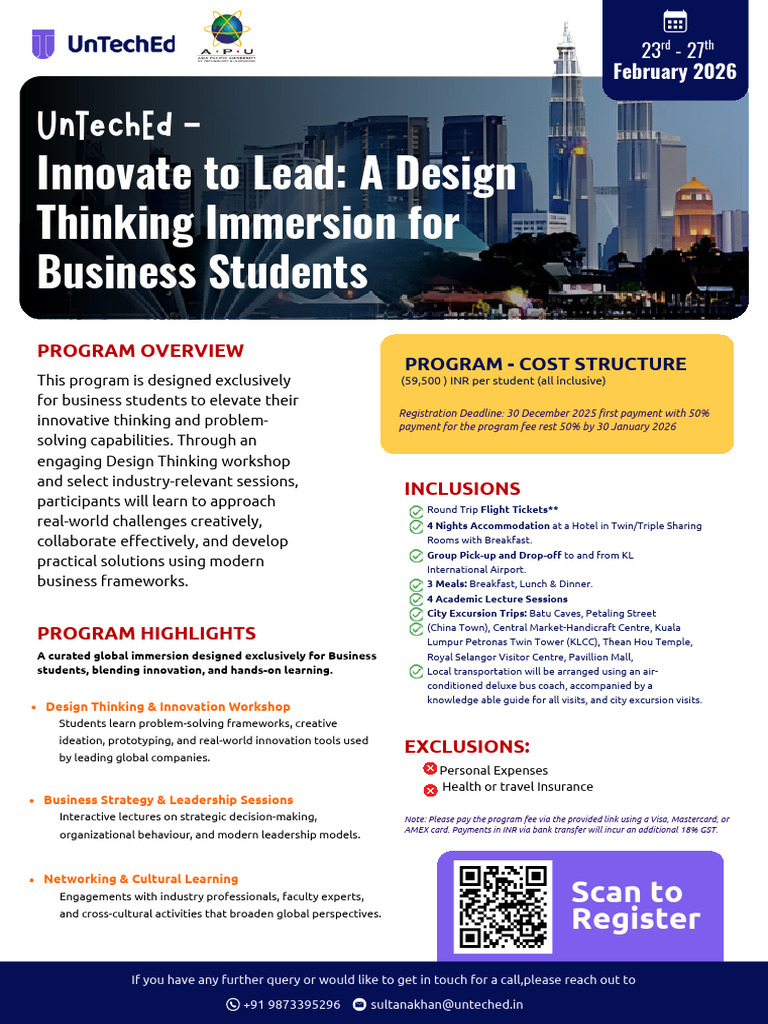 Design Thinking Immersion for Business Students | PDF