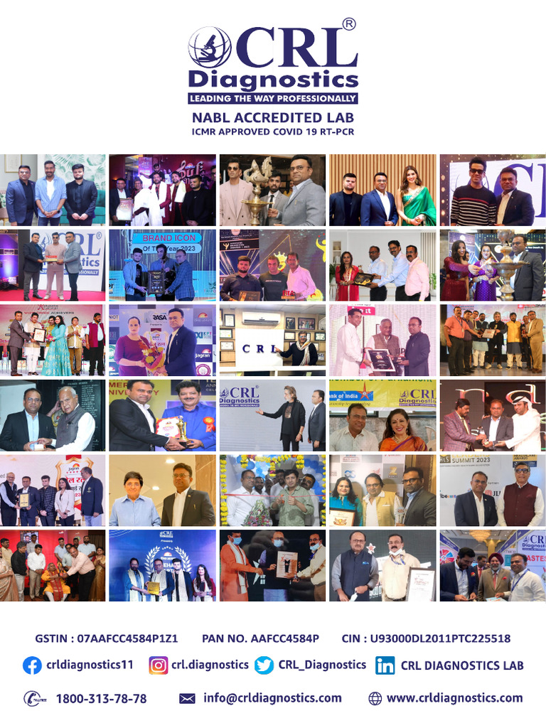 CRL Diagnostics: NABL Accredited Lab Services | PDF