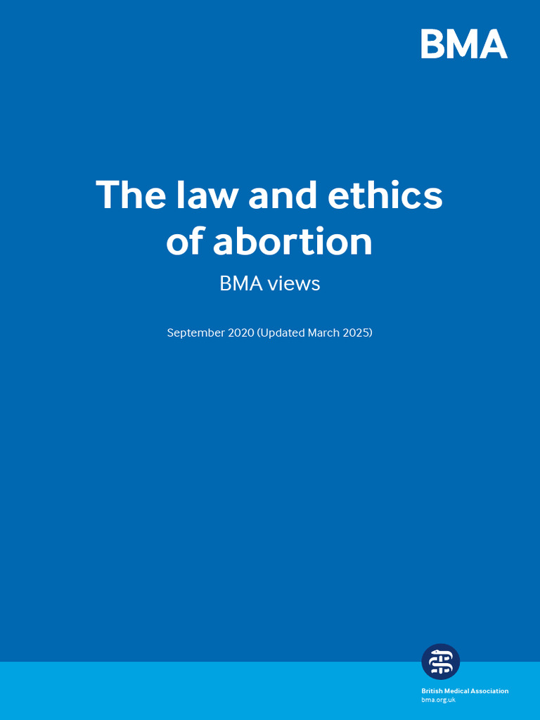 BMA Guidance on Abortion Law and Ethics | PDF | Abortion | Pregnancy