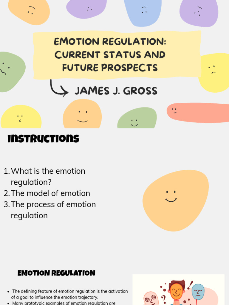 Emotion Regulation Strategies Explained | PDF | Emotional Self ...