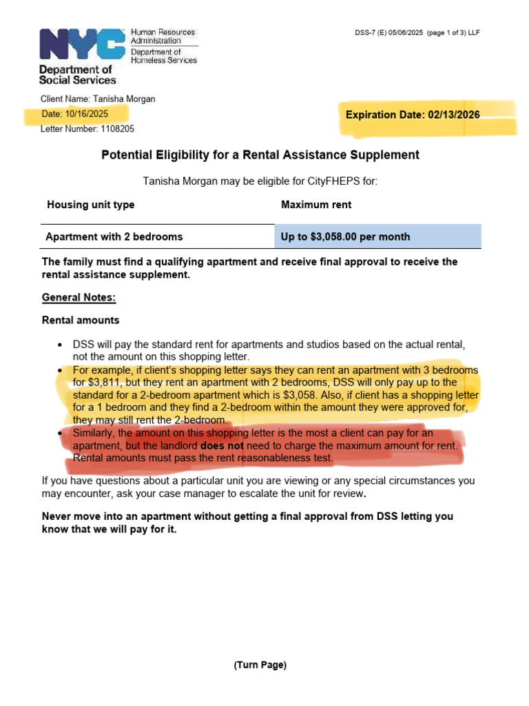 CityFHEPS Rental Assistance Guide | PDF | Landlord | Section 8 (Housing)