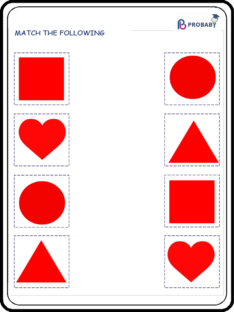 Match the Following Exercise Guide | PDF