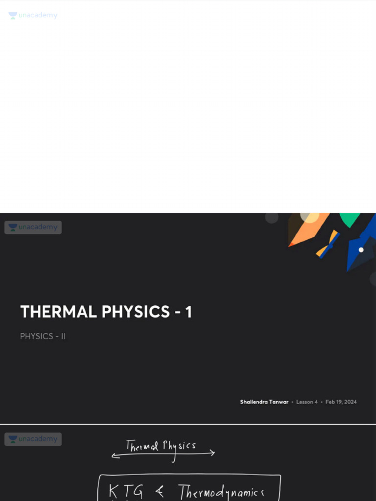 Thermal Physics 1 With Anno | PDF