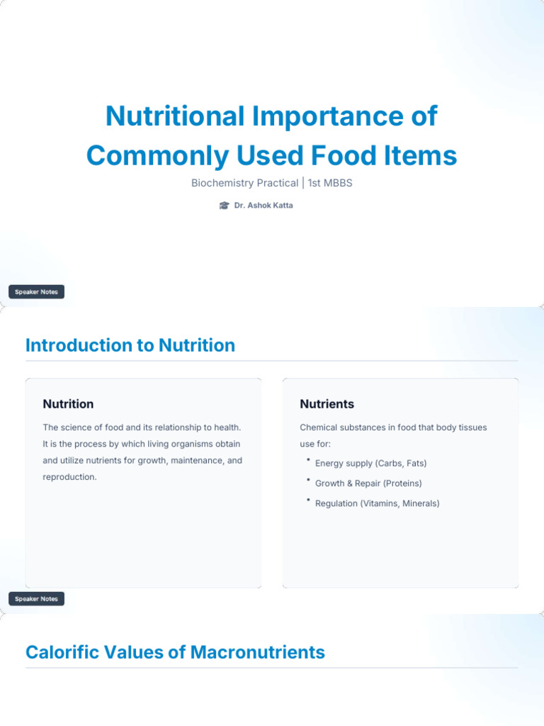 Nutritional Guide for Common Foods | PDF | Nutrients | Vitamin