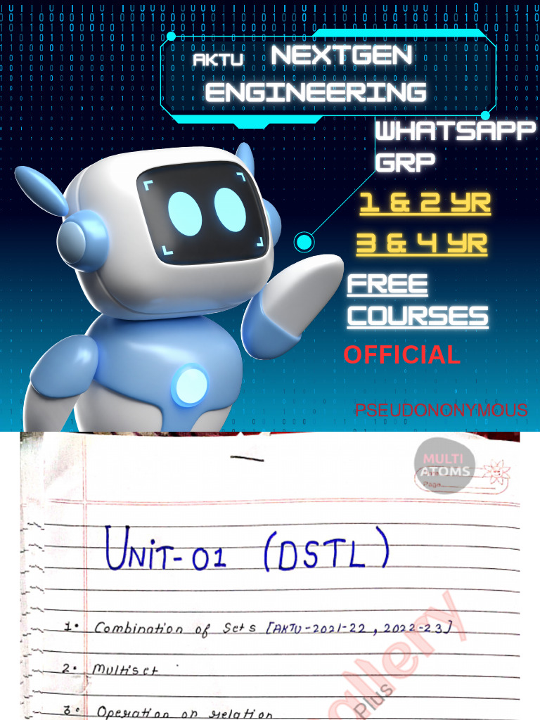 Unit 1 Dstl Multi Atoms One Shot | PDF