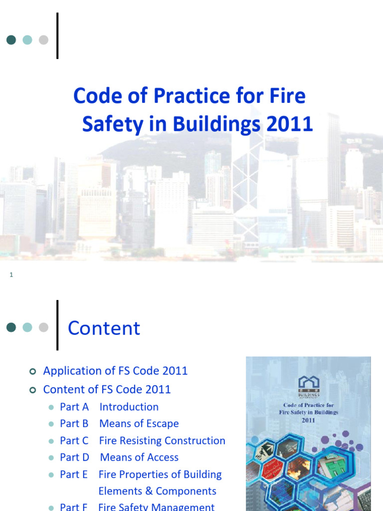 Fire Safety Code for Buildings 2011 | PDF | Architectural Design ...