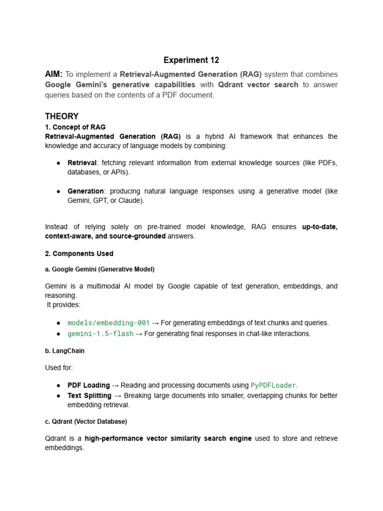NLP 12 RAG | PDF | Software Engineering | Computer Science