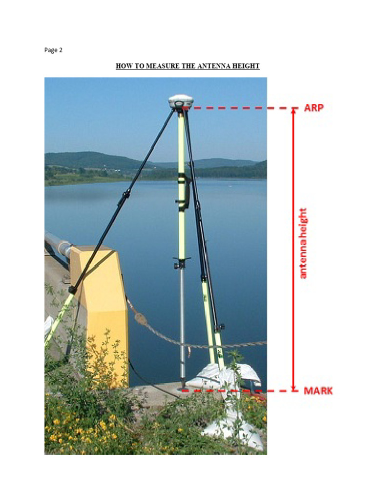 Measuring Antenna Height with GPS | PDF
