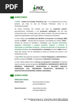 Quem Somos - IPROF - Instituto de Formação Profissional, Lda