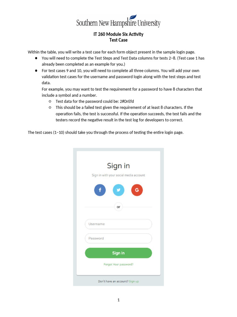 Login Page Test Cases Overview | PDF | Password | User (Computing)