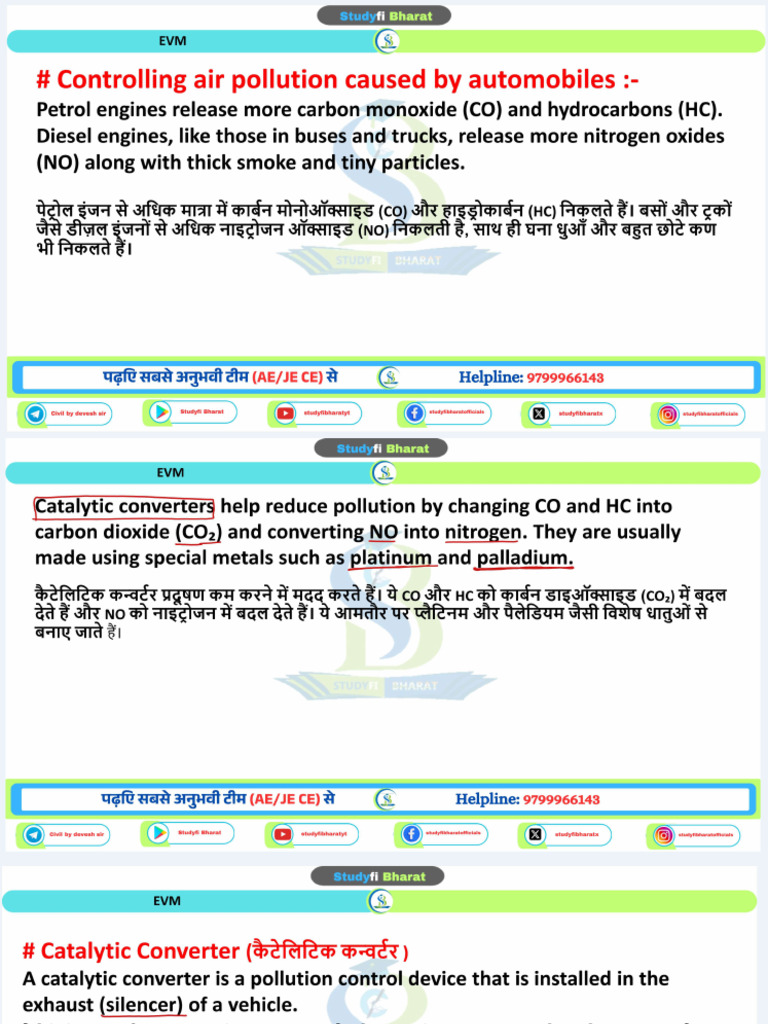 L 13 - Air Pollution - Part 7 - Compressed | PDF