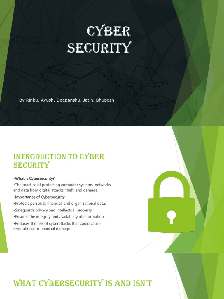 Understanding Cybersecurity Essentials | PDF | Phishing | Malware