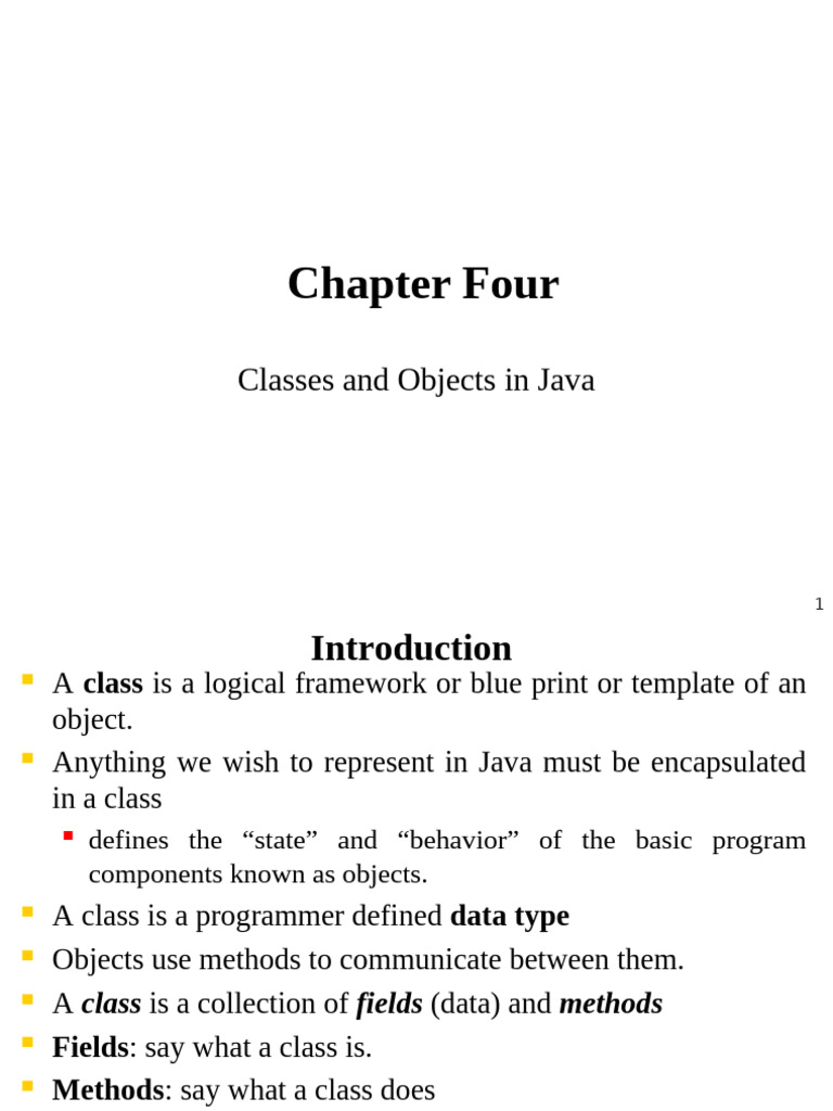 Java Classes and Objects Explained | PDF | Method (Computer Programming ...