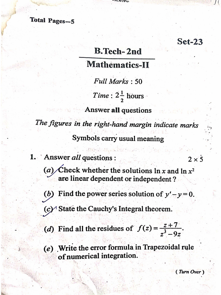 m2 End Sem | PDF