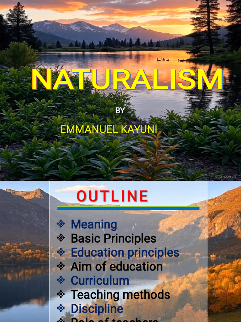 Naturalism Kayuni Final1 | PDF | Knowledge | Naturalism (Philosophy)