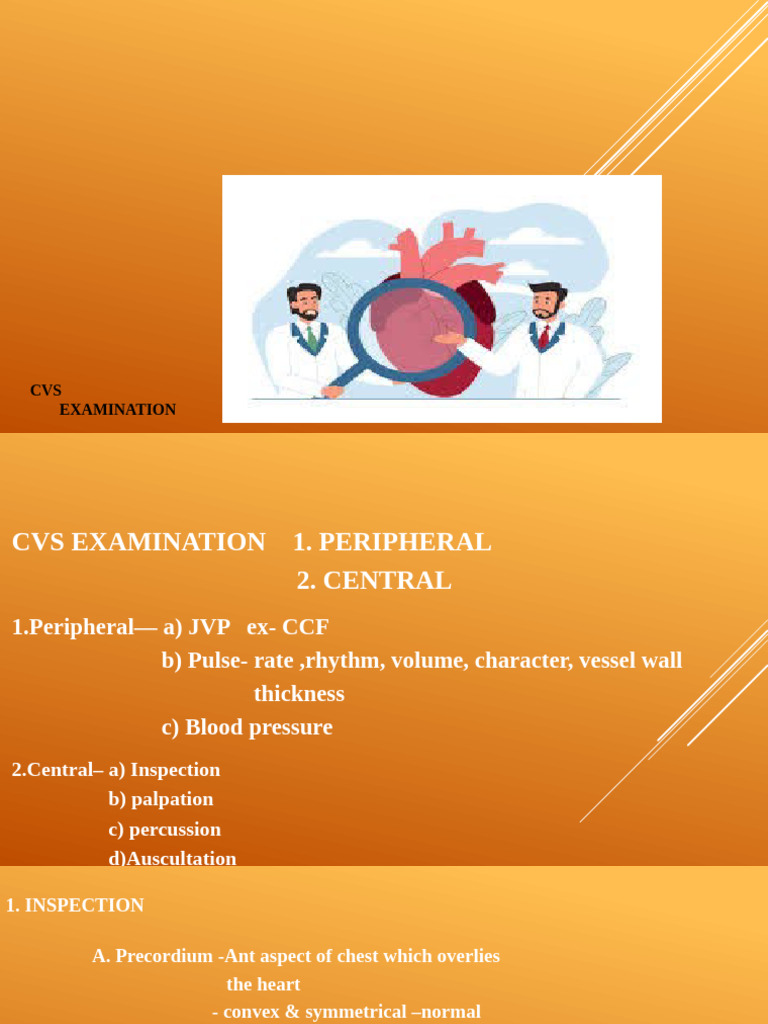 CVS EXAMINATION | PDF | Heart | Heart Valve