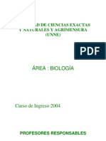 Biología Curso Ingreso