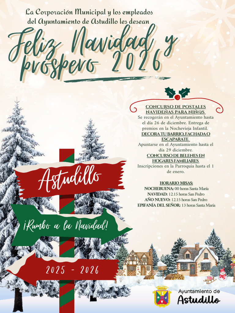 Actividades Navideñas en Astudillo 2025-2026 | PDF | Navidad ...