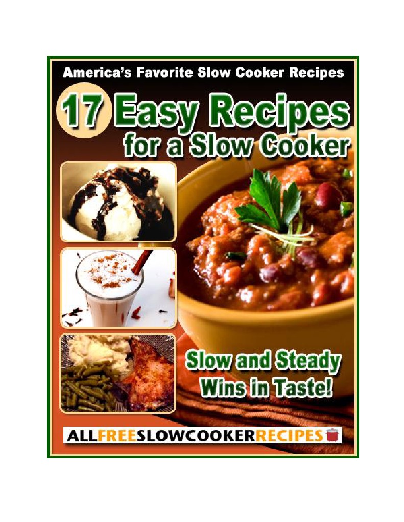 17 Easy Recipes For A Slow Cooker Ecookbook PDF Slow Cooker Teaspoon