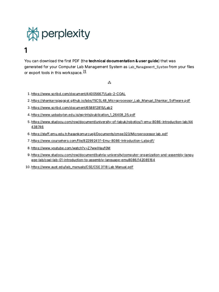 Computer Lab Management System Guide | PDF