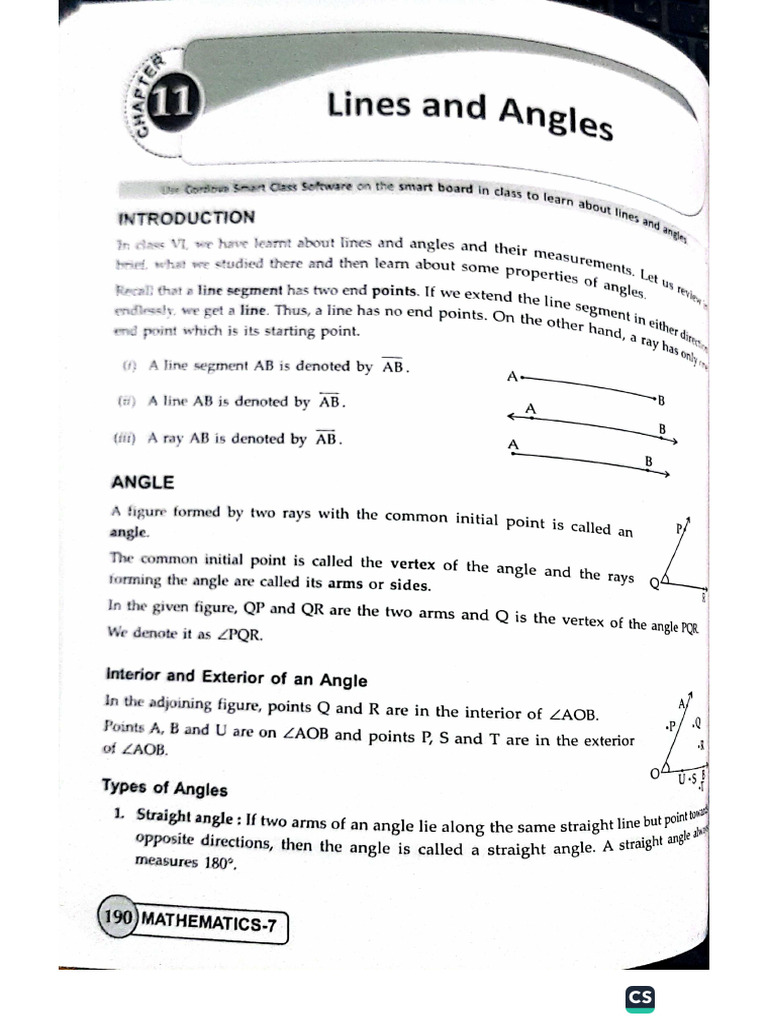 Line and Angle | PDF