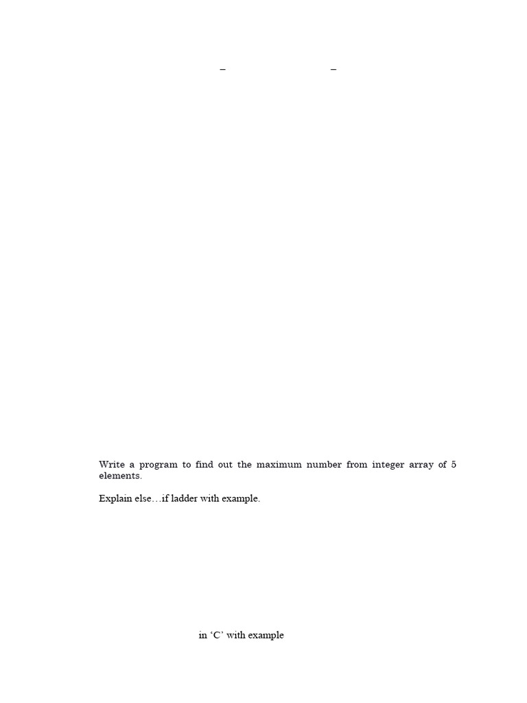 Programming for Problem Solving Exam 2025 | PDF | Numbers | Theoretical ...