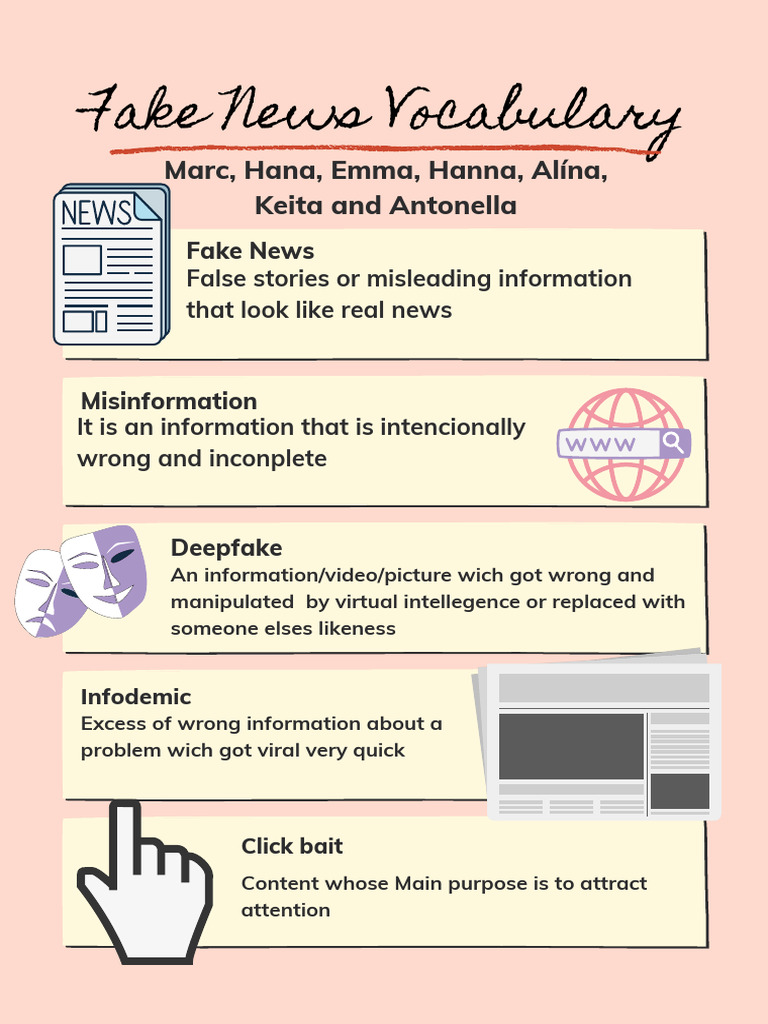Understanding Fake News Terminology | PDF