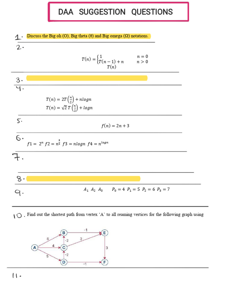 Asymptotic Notation and Algorithm Analysis | PDF | Time Complexity ...