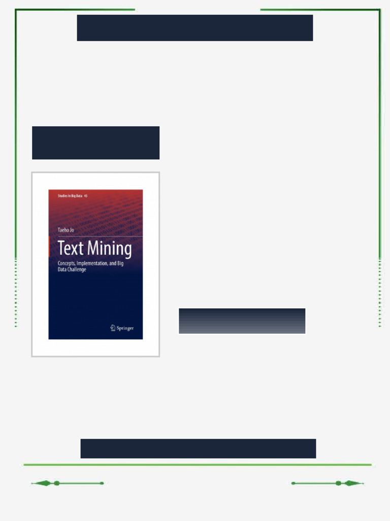 Text mining concepts implementation and big data challenge 2019th ...