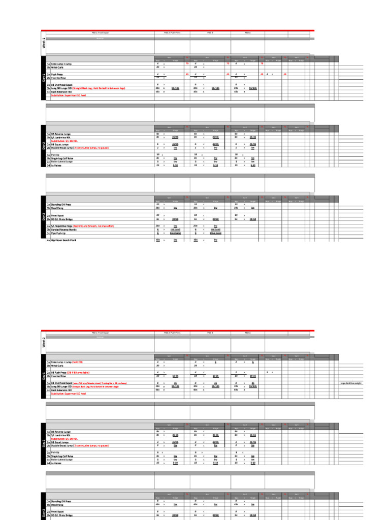 Tennis December | PDF | Weight Training | Strength Training