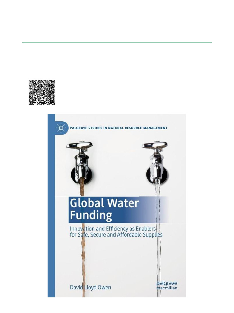 Global Water Funding Insights and Solutions | PDF | Sanitation | Water ...