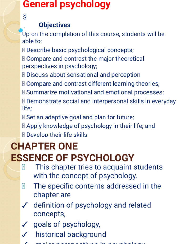 Psyc 1011 General Psychology - Phoenix | PDF