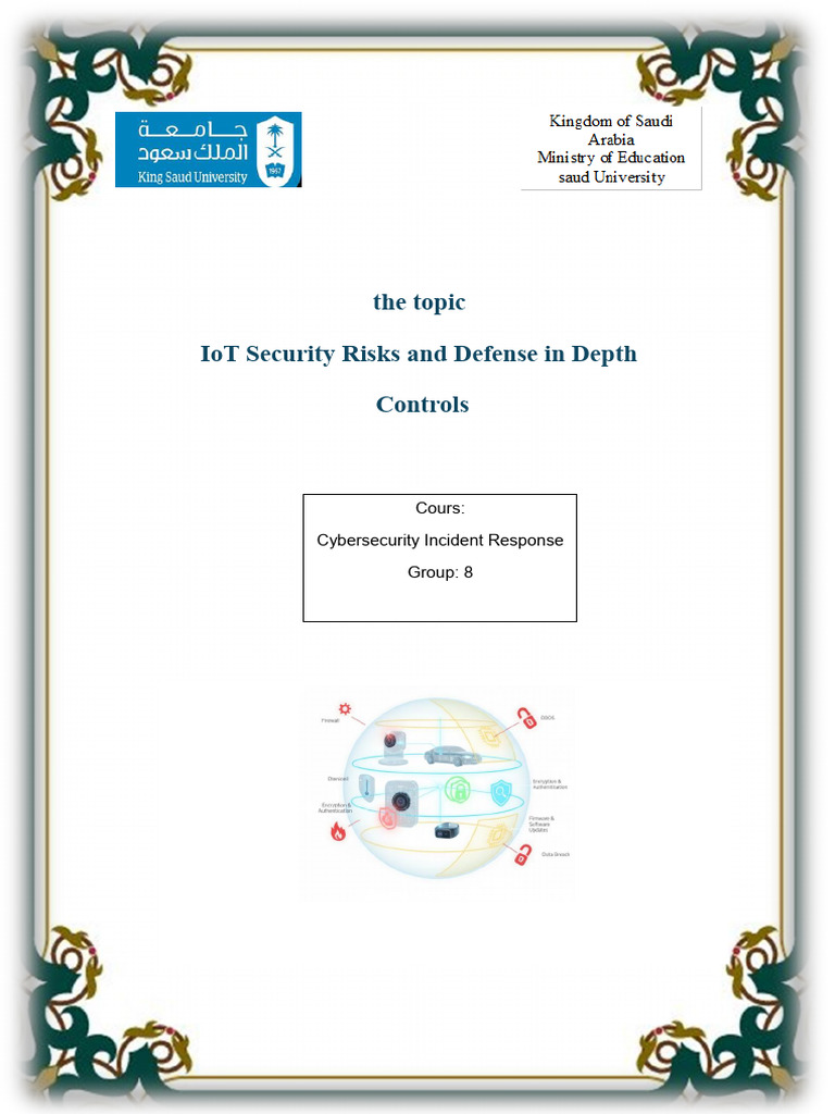IoT Security Risks and Defense Strategies | PDF | Computer Security ...