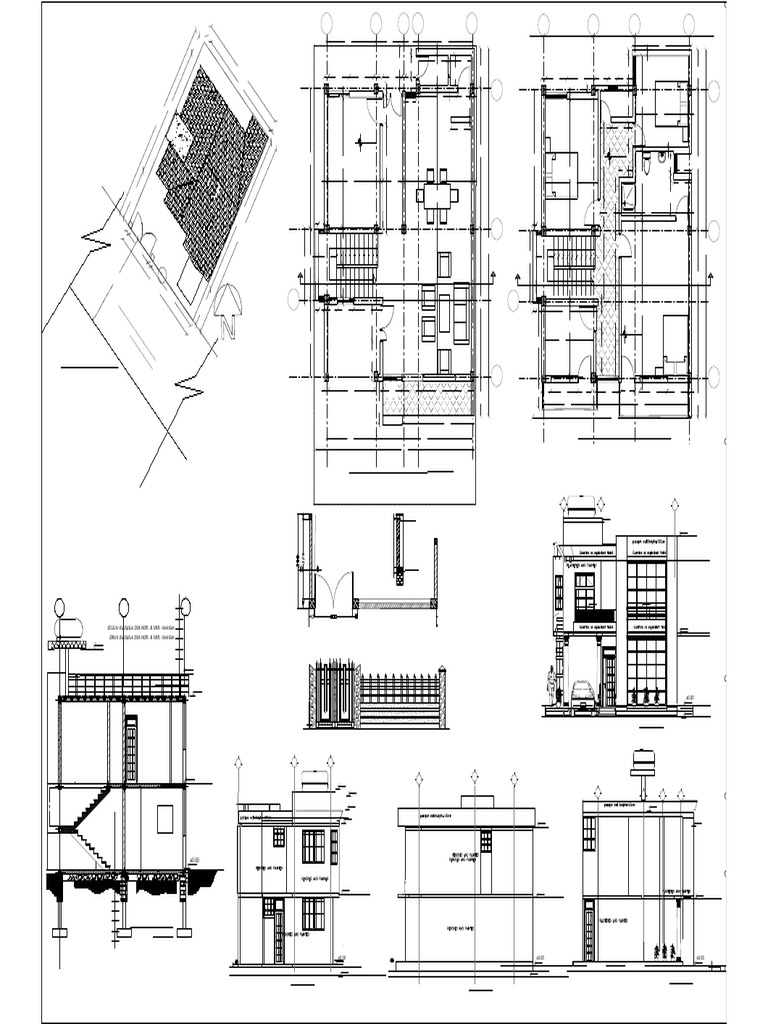 Architectural Floor Plans and Elevations | PDF | Building Engineering ...