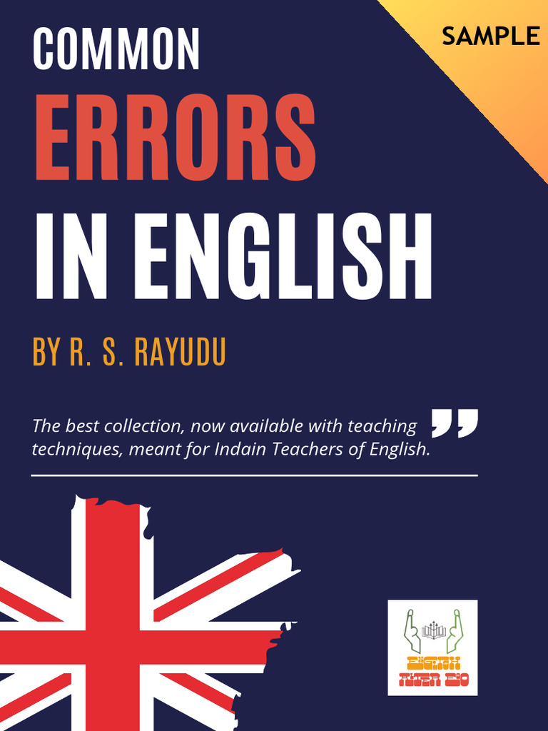 Sample_Common Errors in English by R. S. Rayudu | PDF | English ...