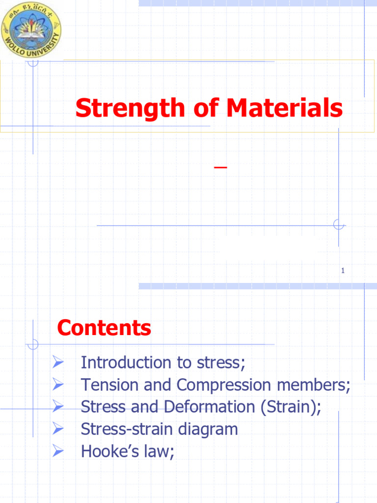 Stress and Strain in Materials | PDF | Deformation (Engineering ...