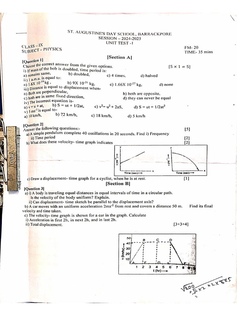 Icse 9 Pyq New | PDF