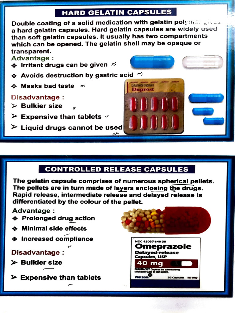 Overview of Oral Medication Forms | PDF | Tablet (Pharmacy ...