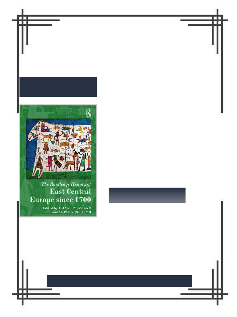 The Routledge History of East Central Europe since 1700 1st Edition ...